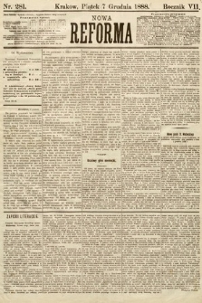 Nowa Reforma. 1888, nr 281
