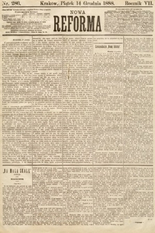Nowa Reforma. 1888, nr 286