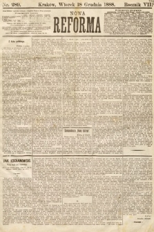 Nowa Reforma. 1888, nr 289