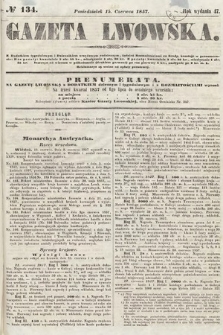 Gazeta Lwowska. 1857, nr 134