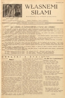Własnemi Siłami : miesięcznik dla kobiety katolickiej. 1936, nr 9