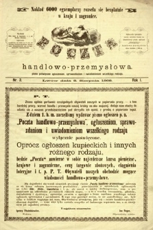 Poczta Handlowo-Przemysłowa : pismo poświęcone ogłoszeniom, sprawozdaniom i uwiadomieniom wszelkiego rodzaju. 1868, nr 3
