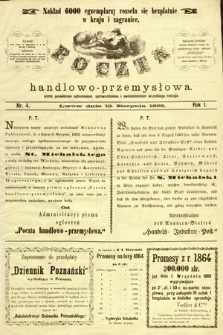 Poczta Handlowo-Przemysłowa : pismo poświęcone ogłoszeniom, sprawozdaniom i uwiadomieniom wszelkiego rodzaju. 1868, nr 4