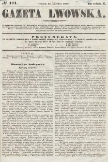 Gazeta Lwowska. 1857, nr 141