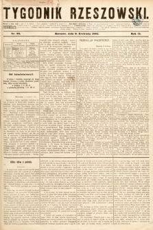 Tygodnik Rzeszowski. R. 3, 1887, nr 93