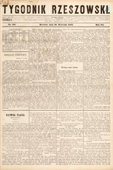 Tygodnik Rzeszowski. R. 3, 1887, nr 115