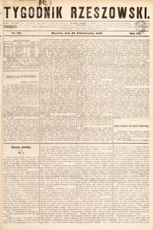 Tygodnik Rzeszowski. R. 3, 1887, nr 121