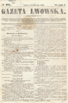 Gazeta Lwowska. 1857, nr 225