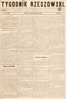 Tygodnik Rzeszowski. R. 3, 1888, nr 160