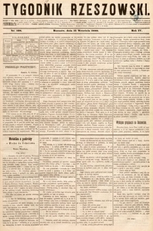 Tygodnik Rzeszowski. R. 3, 1888, nr 168