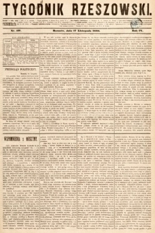 Tygodnik Rzeszowski. R. 3, 1888, nr 177