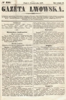 Gazeta Lwowska. 1857, nr 230