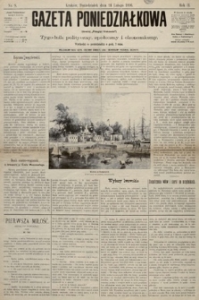 Gazeta Poniedziałkowa : tygodnik polityczny, społeczny i ekonomiczny. 1896, nr 8