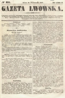Gazeta Lwowska. 1857, nr 231