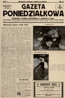 Gazeta Poniedziałkowa. 1924, nr 5