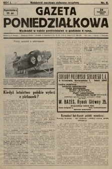 Gazeta Poniedziałkowa. 1924, nr 6