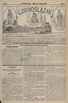 Górnoślązak : pismo dla ludu katolickiego. 1888, nr 17