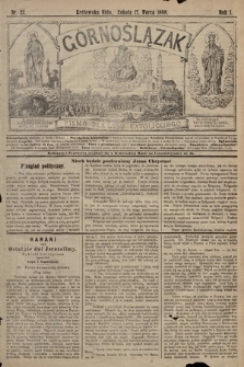 Górnoślązak : pismo dla ludu katolickiego. 1888, nr 22