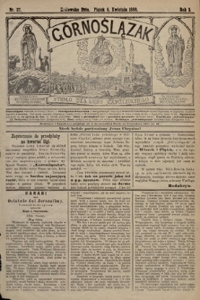 Górnoślązak : pismo dla ludu katolickiego. 1888, nr 27
