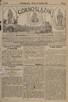 Górnoślązak : pismo dla ludu katolickiego. 1888, nr 28