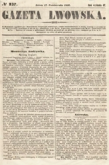 Gazeta Lwowska. 1857, nr 237