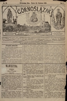 Górnoślązak : pismo dla ludu katolickiego. 1888, nr 33