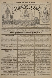 Górnoślązak : pismo dla ludu katolickiego. 1888, nr 40