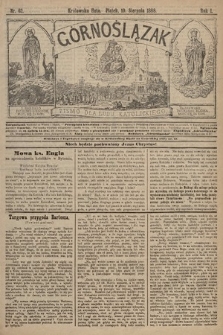 Górnoślązak : pismo dla ludu katolickiego. 1888, nr 62