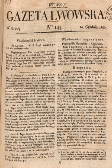 Gazeta Lwowska. 1820, nr 145