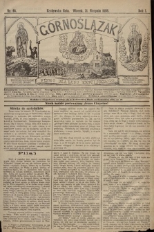 Górnoślązak : pismo dla ludu katolickiego. 1888, nr 65