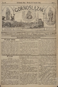 Górnoślązak : pismo dla ludu katolickiego. 1888, nr 67