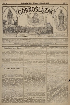 Górnoślązak : pismo dla ludu katolickiego. 1888, nr 69