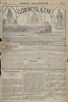 Górnoślązak : pismo dla ludu katolickiego. 1888, nr 73