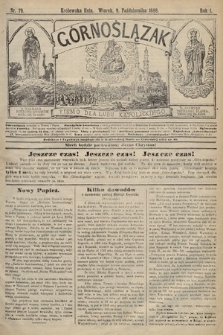 Górnoślązak : pismo dla ludu katolickiego. 1888, nr 79