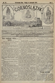 Górnoślązak : pismo dla ludu katolickiego. 1888, nr 87