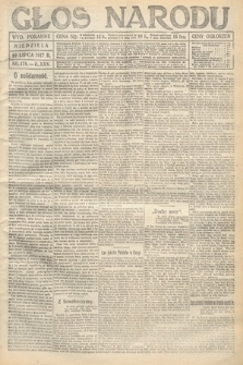 Głos Narodu (wydanie poranne). 1917, nr 178
