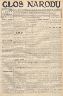 Głos Narodu (wydanie wieczorne). 1917, nr 210
