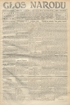 Głos Narodu (wydanie wieczorne). 1917, nr 217