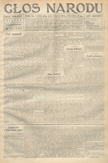 Głos Narodu (wydanie poranne). 1917, nr 222