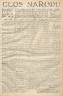 Głos Narodu (wydanie poranne). 1917, nr 225