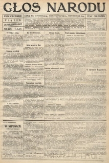 Głos Narodu (wydanie wieczorne). 1917, nr 229