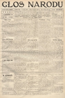 Głos Narodu (wydanie wieczorne). 1917, nr 233