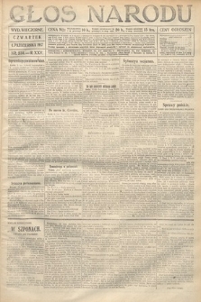 Głos Narodu (wydanie wieczorne). 1917, nr 234