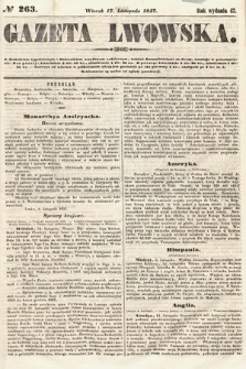 Gazeta Lwowska. 1857, nr 263