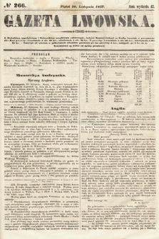 Gazeta Lwowska. 1857, nr 266