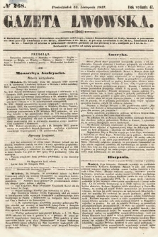 Gazeta Lwowska. 1857, nr 268
