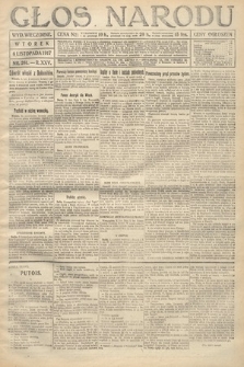 Głos Narodu (wydanie wieczorne). 1917, nr 261