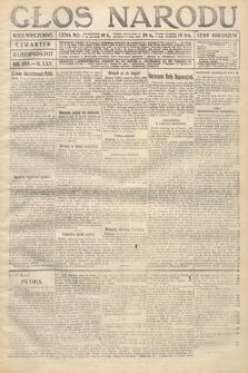 Głos Narodu (wydanie wieczorne). 1917, nr 263