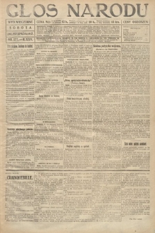 Głos Narodu (wydanie wieczorne). 1917, nr 277