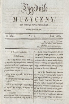 Tygodnik Muzyczny. 1820, nr 2